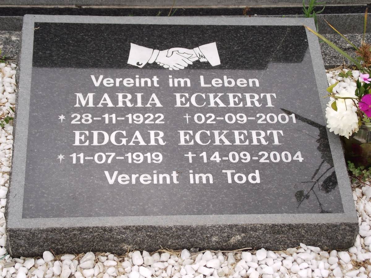 ECKERT Edgar 1919-2004 & Maria 1922-2001