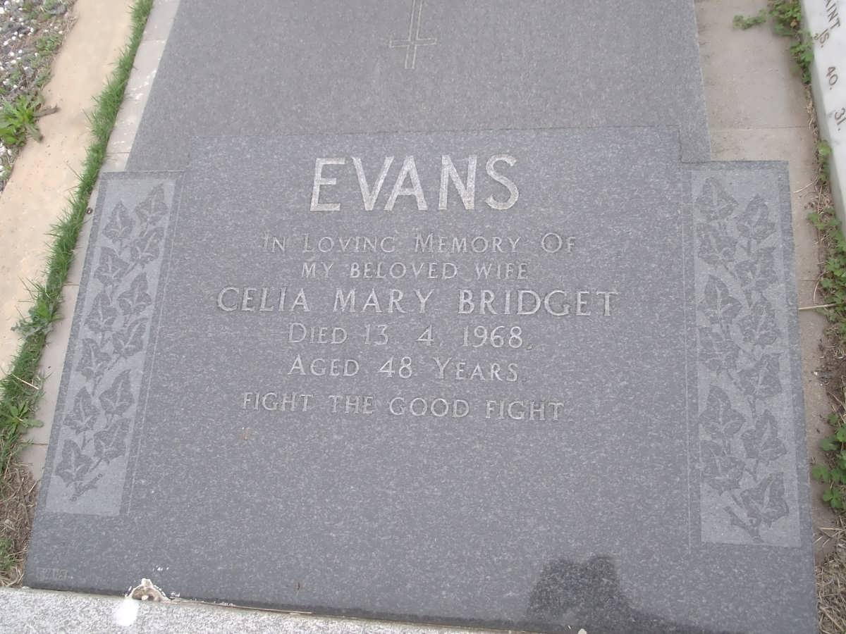 EVANS Celia Mary Bridget -1968