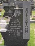 EVERTON Patrick Cyril 1932-1990