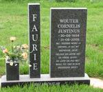 FAURIE Wouter Cornelis Justinus 1954-2009