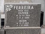 FERREIRA Olivier 1914-1988 & Alida 1923-1988