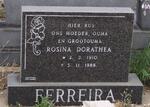 FERREIRA Rosina Dorathea 1910-1988