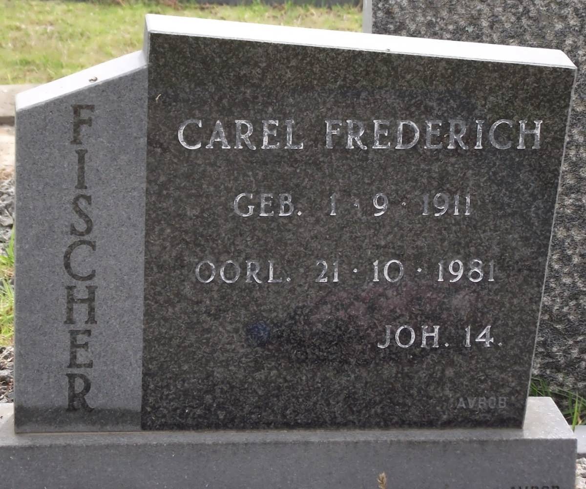 FISCHER Carel Frederich 1911-1981