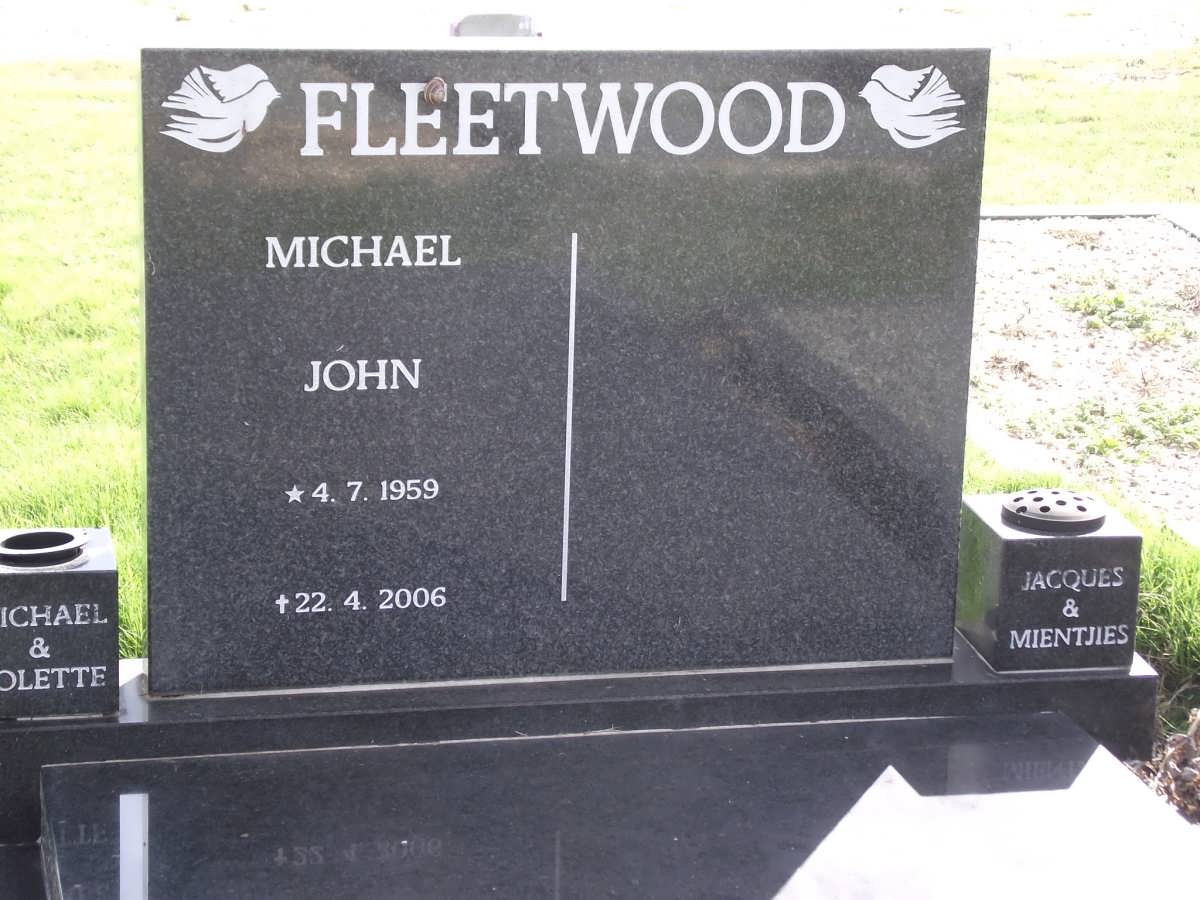 FLEETWOOD Michael John 1959-2006