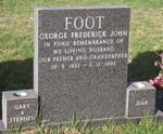 FOOT George Frederick John 1923-1992