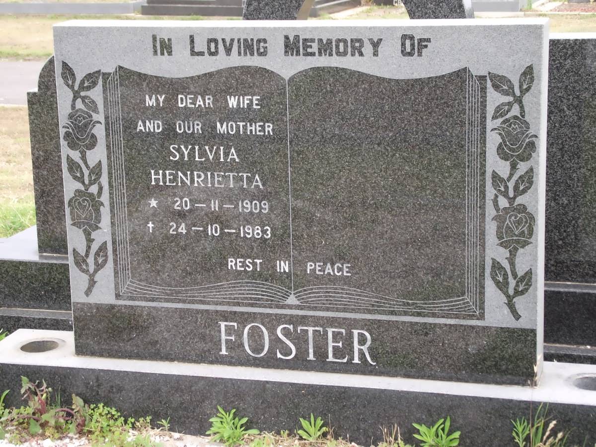 FOSTER Sylvia Henrietta 1909-1983
