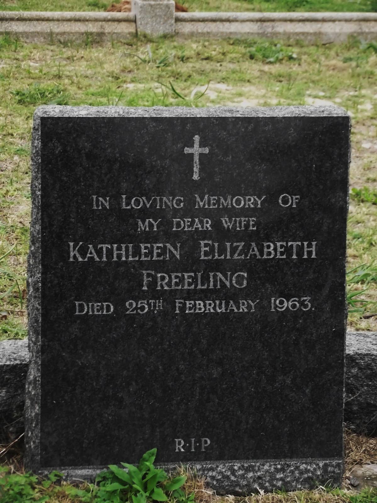FREELING Kathleen Elizabeth -1963