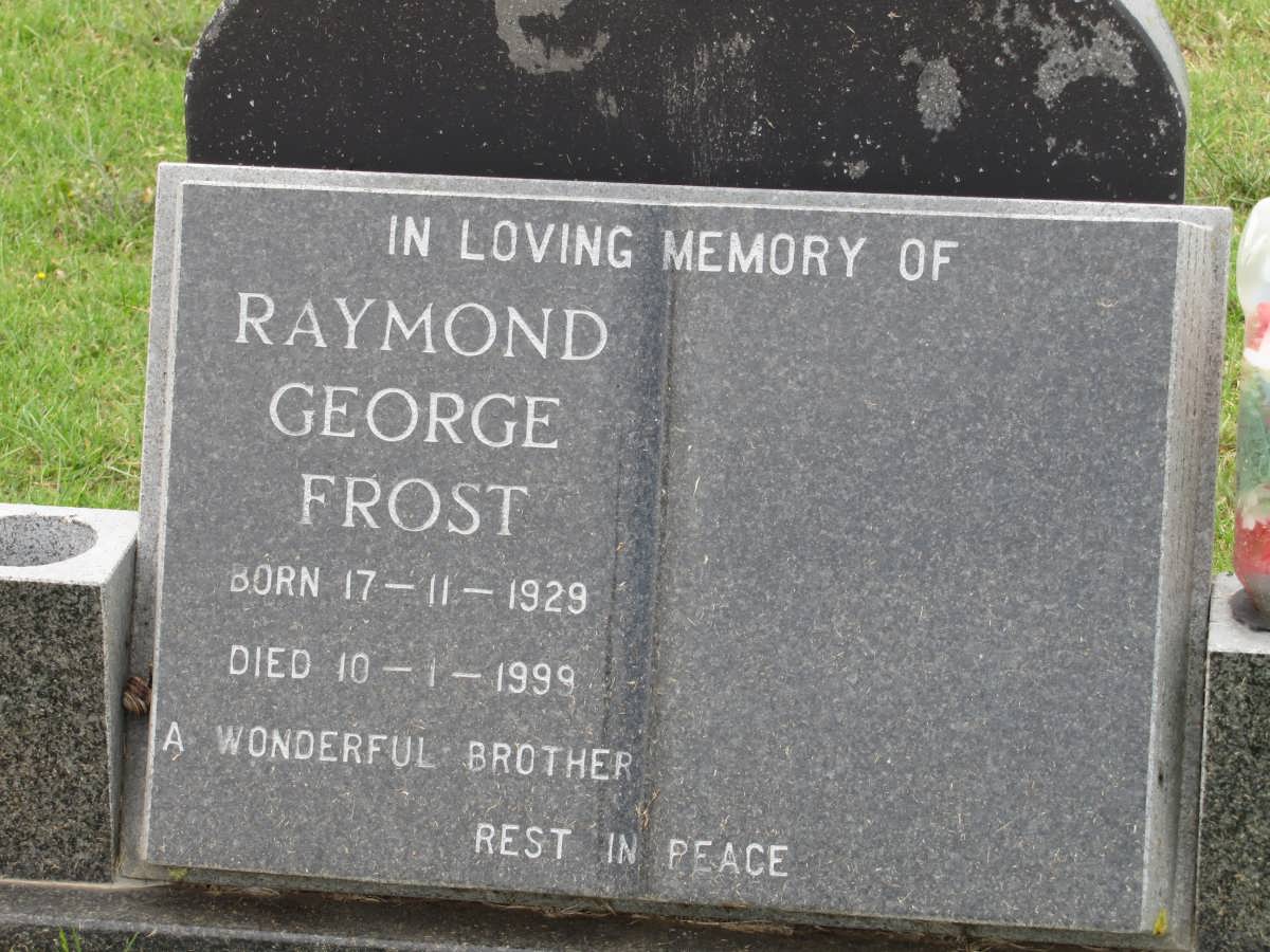 FROST Raymond George 1929-1999