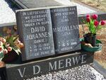 MERWE David Johannes, v.d. 1921-1995 & Magdalena 1923-2009