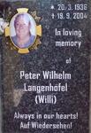 LANGENHOFEL Peter Wilhelm 1936-2004