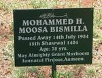 BISMILLA Mohammed H. Moosa -1984