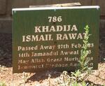 RAWAT Khadija Ismail -1983