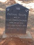 SALOOJEE Fatima Sugra 1934-1958