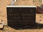 TIMOL Hajee Ahmed Yusuf 1941-1971