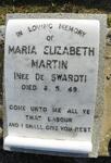 MARTIN Maria Elizabeth nee DE SWARDT -1949