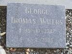 WATERS George Thomas 1902-1986