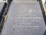 RENSBURG J.J., janse van 1934-1988