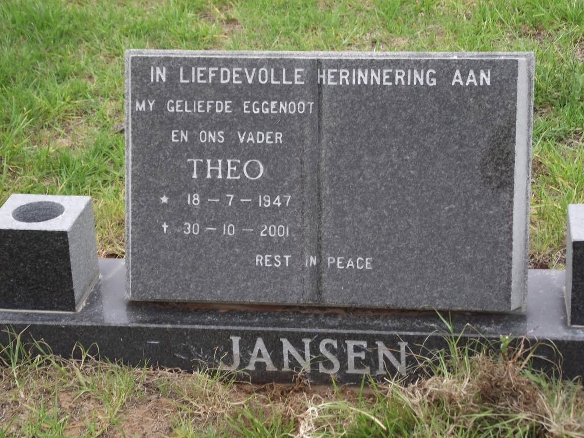 JANSEN Theo 1947-2001
