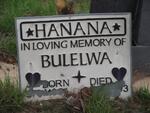 HANANA Bulelwa Bulelwa 1964-2003