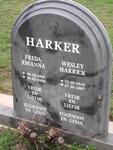 HARKER Wesley Harrick 1925-2007 & Freda Johanna 1929-2004