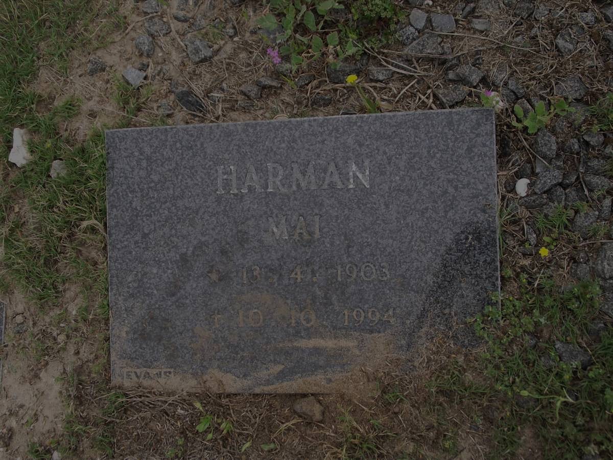 HARMAN Mai 1903-1994