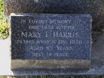 HARRIS Mary L. -1956