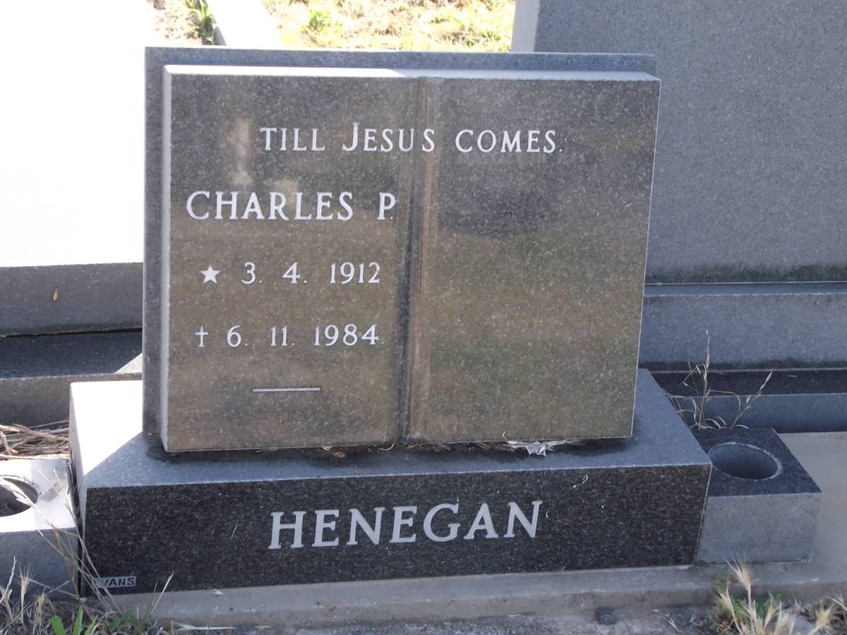 HENEGAN Charles P. 1912-1984