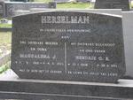 HERSELMAN Hendrik G.B. 1908-1971 & Magdalena J. 1915-1983