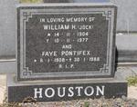 HOUSTONn William H. 1904-1977 & Faye PONTIFEX 1908-1988