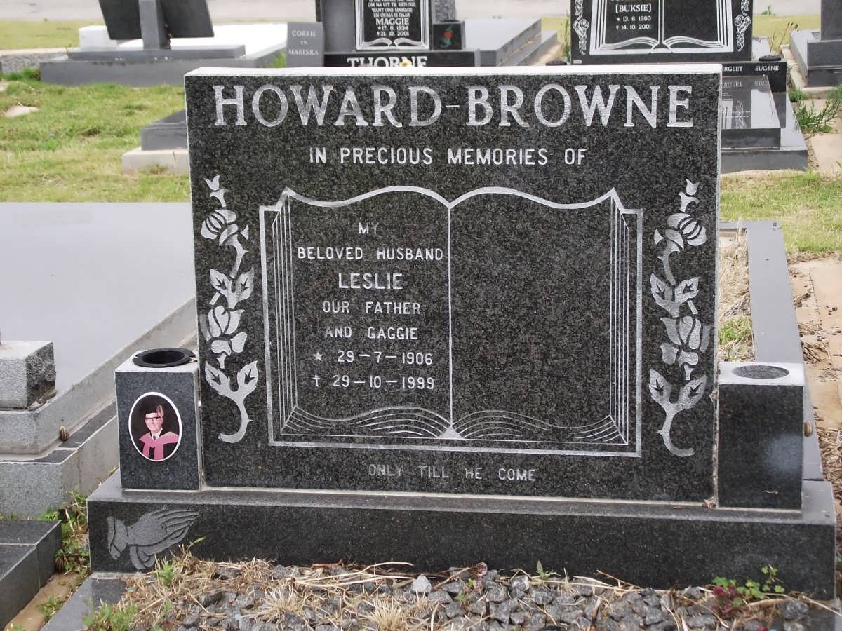 HOWARD-BROWNE Francis Leslie Kidwell 1906-1999