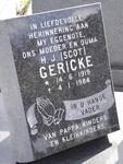 GERICKE H.J. 1919-1984 :: GERICKE Jan Gideon 1919-1995