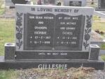 GILLESPIE Herbie 1917-1998 & Doris 1912-1993