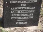 GOODSON Ann -1965