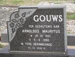GOUWS Arnoldus Mauritus 1921-1990