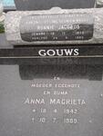 GOUWS Anna Magrieta 1942-1989 :: GOUWS Ronnie Jacobus 1959-1980