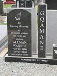 GQAMANE Allman Wanele 1960-2006