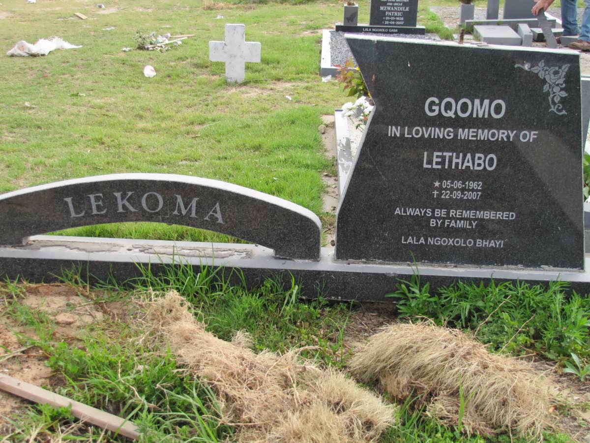 GQOMO Lethabo 1962-2007