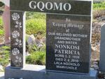 GQOMO Nonkosi Patricia 1939-2010
