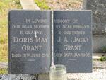 GRANT Doris May -1981 & J.A. -1965