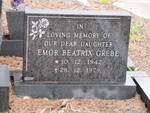 GREBE Emor Beatrix 1942-1979