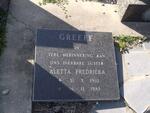 GREEF Aletta Fredrieka 1910-1983