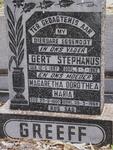 GREEFF Gert Stephanus 1897-1962 & Margaretha Dorothea Maria 1900-1968