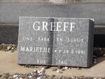 GREEFF Marietjie 1981-1981