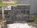 GREYLING Hendrik Josephus 1930-1991 & Isabella Maria 1936-1991