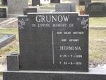 GRUNOW Hermina 1899-1970