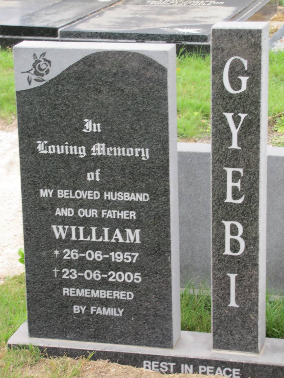 GYEBI William 1957-2005