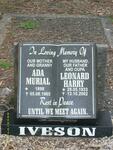 IVESON Ada Muriel 1898-1965 & Leonard Harry 1933-2002