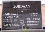 JORDAAN Nicolaas Johannes 1904-1984 & Elizabeth Maria 1912-2001