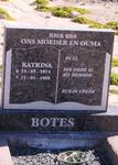 BOTES Katrina 1914-1988