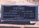 GENIS Anna 1914-1997